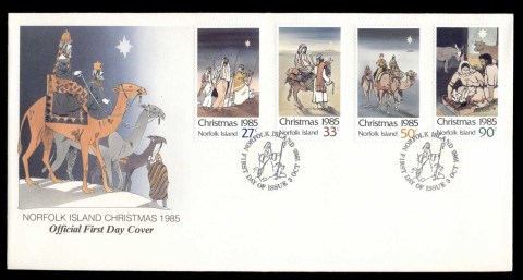 Norfolk-Is-1985-Xmas-FDC