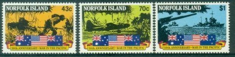 Norfolk-Is-1991-Pacific-WWII-50th-Anniversary-MUH