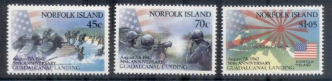 Norfolk-Is-1992-US-Landings-at-Guadalcanal-MUH