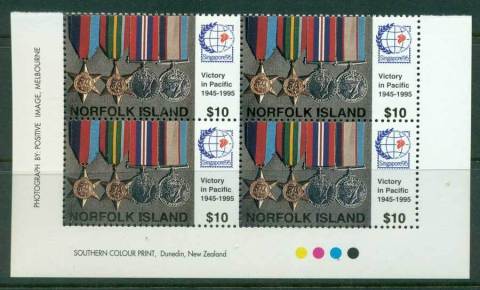 Norfolk-Is-1995-10-Victory-in-the-Pacific-Medals-Block-4-MUH-lot21705