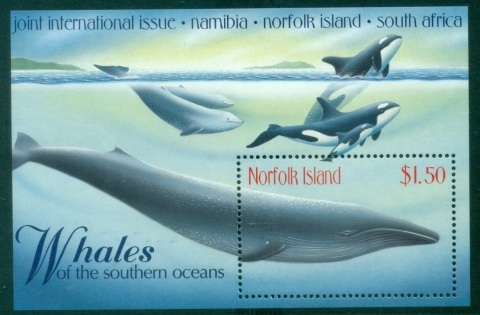 Norfolk-Is-1998-Marine-Life-Whales-Joint-issue-with-Namibia-MS-MUH