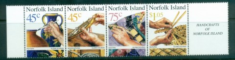 Norfolk-Is-1999-Handicrafts-Str-4-label-MUH-lot80577