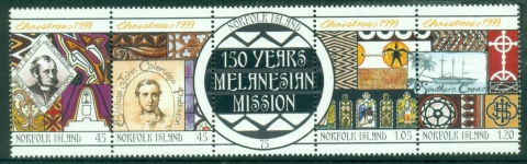 Norfolk-Is-1999-Melanesian-Mission-150th-Anniversary-MUH