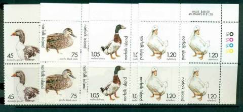 Norfolk-Is-2000-Ducks-Geese-Block-4-MUH-lot21743