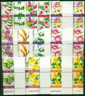 Norfolk-Is-2002-Phillip-Is-Flowers-Gutter-Blocks-MUH-lot21714