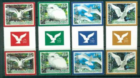 Norfolk-Is-2002-Xmas-Birds-Gutter-Pairs-MUH-lot21723