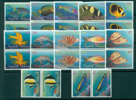 Norfolk-Is-Reef-Fish-12-Pairs-MUH-lot21550