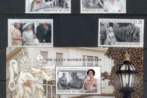 Norfolk-is-1999 Queen Mothers Century + MS