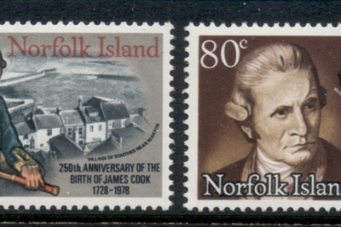 Norfolk-Is-1978-Capt-Cooks-Birth-Bicentenary-MUH