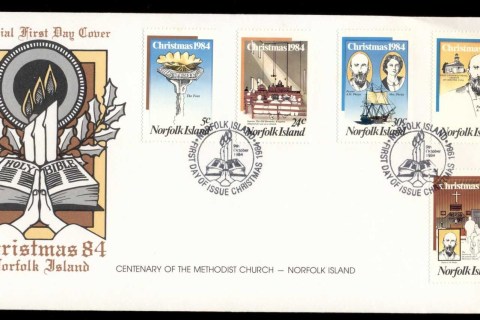 Norfolk-Is-1984-Xmas-FDC