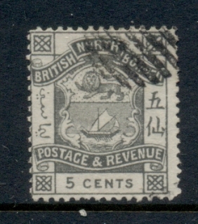 North-Borneo-1887-92-Coat-of-Arms-5c-CTO