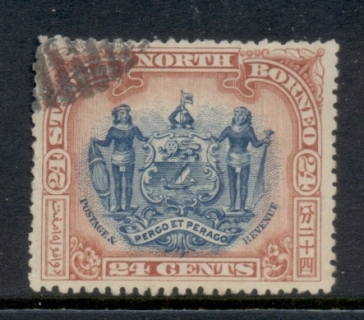 North-Borneo-1897-Pictorial-Arms-Postage-Revenue-24c-CTO_1
