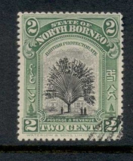 North-Borneo-1909-22-Palm-Tree-2c-CTO