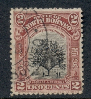 North-Borneo-1926-28-Palm-Tree-2c-FU