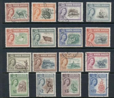 North-Borneo-1961-QEII-Pictorials-FU