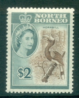 North-Borneo-1961-QEII-Pictorials