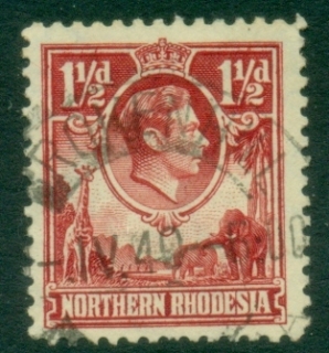 Northern-Rhodesia-1938-52-KGVI-Portrait-1½d-carmine-FU_2