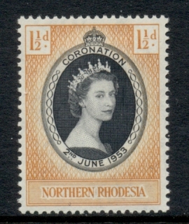 Northern-Rhodesia-1953-QEII-Coronation-MLH