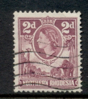 Northern-Rhodesia-1953-QEII-Pictorial-2d-FU