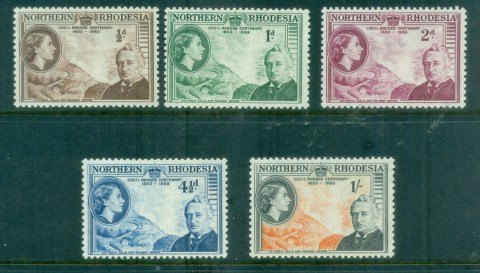 Northern-Rhodesia-1953-Rhodes-Centenary-MLH