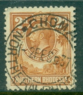 Northern-Rhodesia-1925-29-KGVI-Portrait-2d-brown-orange-FU_1