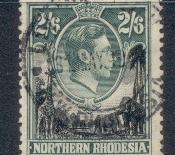 Northern-Rhodesia-1938-52-KGVI-Pictorials-2-6d-FU