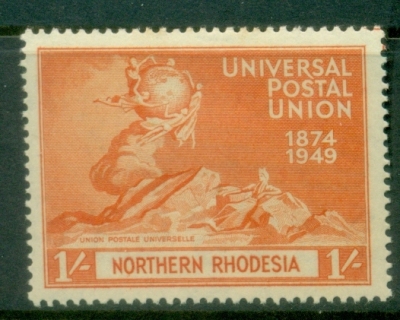 Northern-Rhodesia-1949-UPU-75th-Anniversary-1sh-MLH