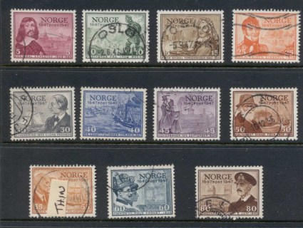 Norway-1947-Norwegian-Post-Office-faults-FU