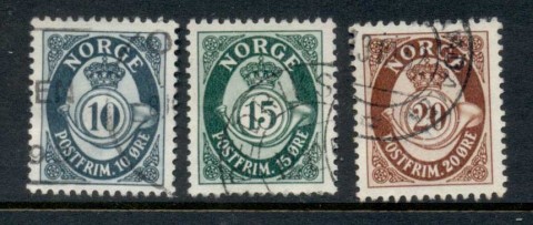 Norway-1950-51-Posthorn-FU