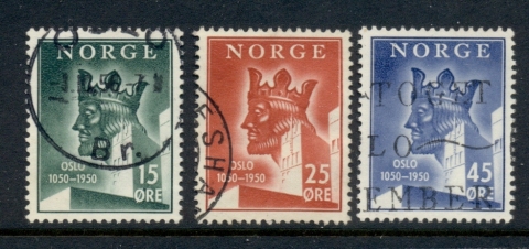 Norway-1950-Oslo-900th-Anniversary-FU