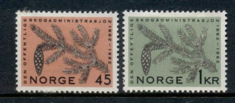 Norway-1962-Fir-Branch-Cone-MLH