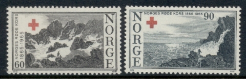 Norway-1965-Norwegian-red-Cross-centenary-MUH