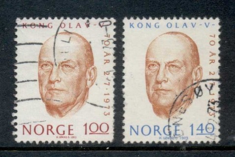 Norway-1973-King-Olav-V-FU