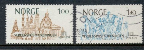 Norway-1974-UPU-centenary-FU