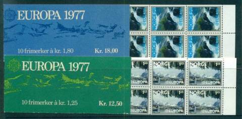 Norway-1977-Europa-2x-Booklets-MUH-lot58681