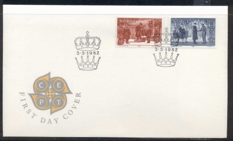 Norway-1982-Europa-History-FDC