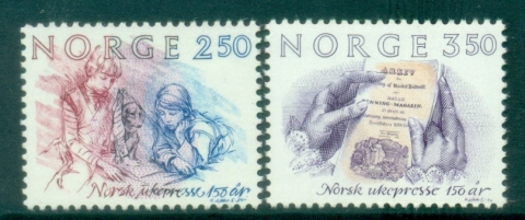 Norway-1984-The-150th-anniversary-of-the-weekly-newspapers-MUH Norway-1984-The-150th-anniversary-of-the-weekly-newspapers-MUH