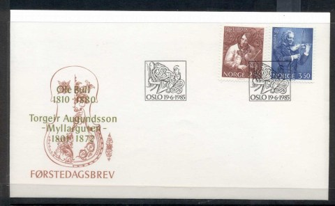 Norway-1985-Europa-Music-Year-FDC