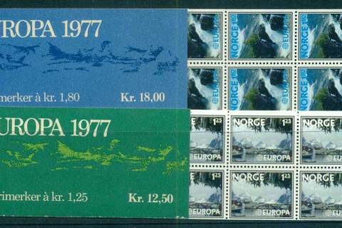 Norway-1977-Europa-2x-Booklets-MUH-lot58681