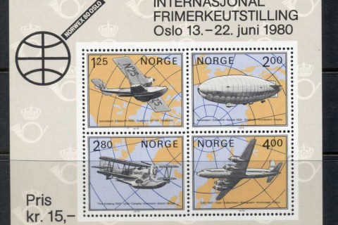 Norway-1979-Aviation-Polar-Maps-MS-MUH