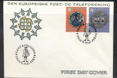 Norway-1981-Europa-Folklore-FDC