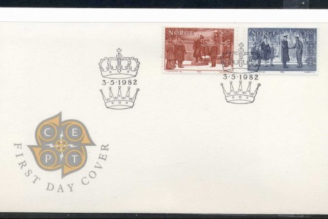Norway-1982-Europa-History-FDC