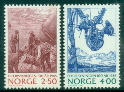 Norway-1985-The-100th-anniversary-of-electricity-MUH