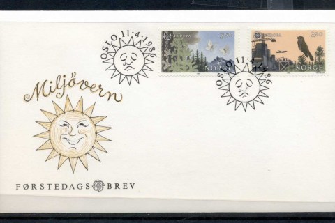 Norway-1986-Europa-Environment-FDC