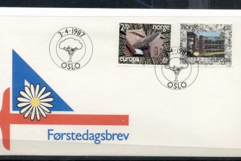 Norway-1987-Europa-Architecture-FDC