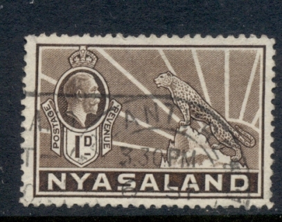 Nyasaland-1934-35-KGV-leopard-1d-FU