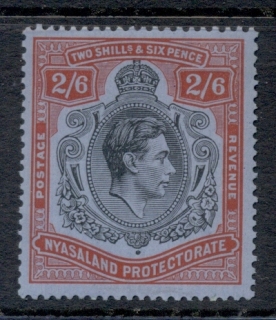 Nyasaland-1938-44-KGVI-Keyplate-2-6d-MLH