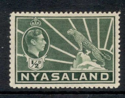 Nyasaland-1938-44-KGVI-Leopard-0-5d-green-MLH