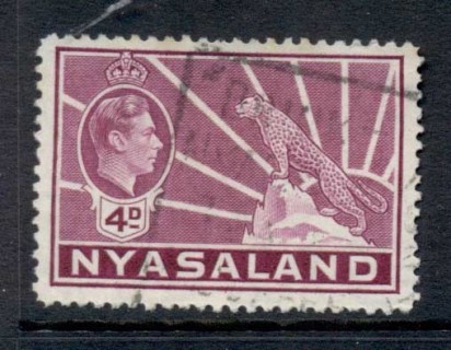 Nyasaland-1938-44-KGVI-Leopard-4d-FU