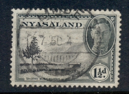 Nyasaland-1945-KGVI-Pictorials-1-5d-Tea-Estate-FU